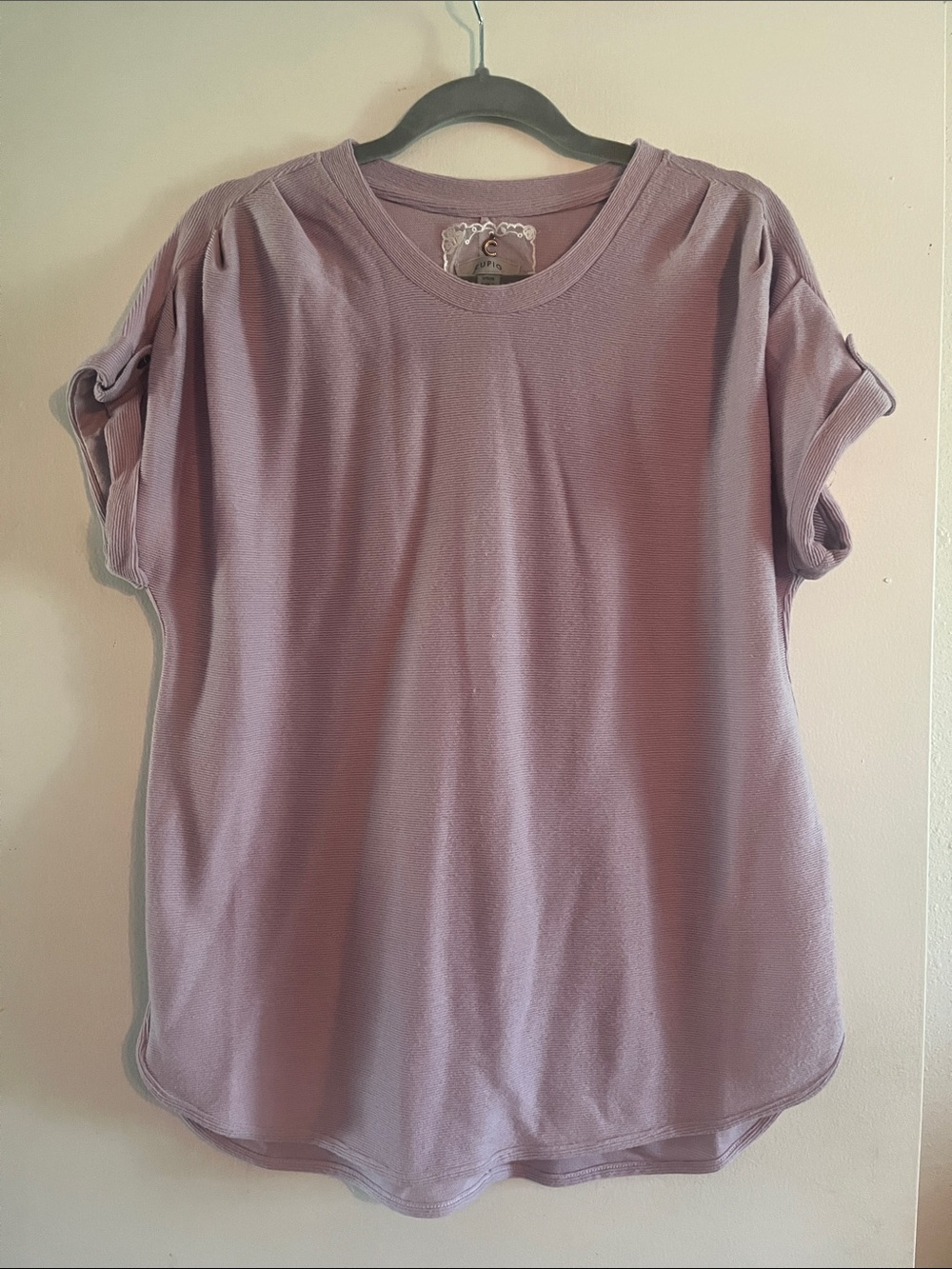 NWOT Cupid Lavender Blouse